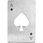 Ouvre - bouteille en acier inoxydable multifonction portable pour casino et maison - argent�