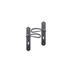 Ouvre&deco ? poign�es de porte carcassonne en fer forg� patin� ? entraxe 195 mm ? pour serrures � relevage ...