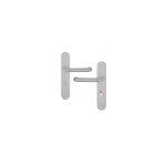 Ouvre&déco - 2 poignées de porte haarlem verrou condamnation + voyant, aluminium argent entraxe 195 mm ... Ouvre&déco - 2 poignées de porte haarlem verrou condamnation + voyant, aluminium argent entraxe 195 mm ...