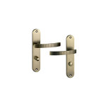 Ouvre&deco ? poign�e de porte audace � cylindre ? aluminium finition canon de fusil ? entraxe 195 mm ...