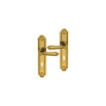 Ouvre&deco ? poign�es de porte d'entr�e chenonceaux ? laiton poli ? entraxe 195 mm ? usage int�rieur ...