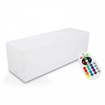 Banc lumineux rectangulaire à led blanc Banc lumineux rectangulaire à led blanc