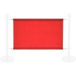 Banderole rouge pour poteau sparateur