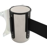 Enrouleur mural chrom� sangle noire 5 m