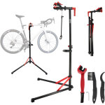 Oxeo - support de r�paration pour v�lo - t�te de serrage rapide - rotation 360� - pied atelier v�lo - ...