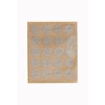 Pack 100 caches pour vis fabriqu en pvc finition beige 100 units - talla