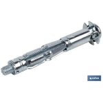 Pack de 100 unit�s d'ancrage m�tallique m4 x 53 mm pour mat�riaux creux