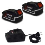 Pack 2 batterie concept 20v lithium 4 ah compatible pour la gamme d'outils electro - portatifs x - performer ...