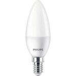 Pack de 3 ampoules led e14 format flamme, 40w, blanc chaud - philips
