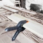 Pack de 4 pinces � ressort en nylon robuste serre - joint polyvalent pour bricolage - ouverture 100mm ...