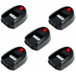 Powerwings - pack de 5)remplacer la batterie bosch 14, 4v 1500mah pour bosch 14. 4v psr psb 14. 4 li ...
