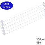 Pack 5 luminaires led 150 cm 45w 6000k 5400lm blanc r�glette �cran