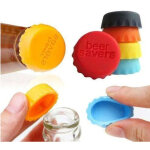 Pack de 6 bouchons de conservation pour bi�re - scell�s sous vide - bouchons color�s pour amateurs de ...