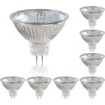 Pack de 8 12v ampoules halog�nes r�flecteur gu5. 3 50w, dimmable projecteur, ampoule spot halog�ne gu10, ...