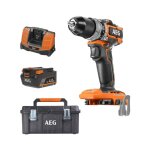 Pack aeg 18v - perceuse percussion brushless subcompact - batterie 4. 0 ah - chargeur - caisse de rangement ... Pack aeg 18v - perceuse percussion brushless subcompact - batterie 4. 0 ah - chargeur - caisse de rangement ...