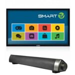 Pack alden tv led 19  48cm tlviseur connect googleplay bluetooth camping car + i - sound - hd barre ...