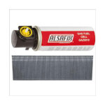 Pack j - 30 de 2 000 pointes galvanis�s en bande d. 1, 2 / 2, 2 x l. 30 mm + 2 cartouches de gaz jaune ...