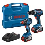 Bosch pack perceuse et visseuse 18v 2x4ah gsr 18v - 55 + gdx 18v - 200 dans l - case - 06019j2207