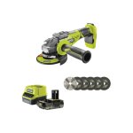 Pack ryobi meuleuse d'angle brushless r18ag7 - 0 - 18v one + - 1 batterie 2. 0ah - 1 chargeur rapide ...