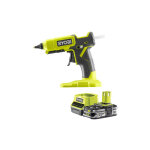 Pack ryobi pistolet � colle 2 temp�ratures 18v one + rgl18 - 0 - 1 batterie 2. 5ah - 1 chargeur rapide ...