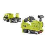 Ryobi - pack ponceuse  bande 75 mm 18v one + r18bs - 0 - 1 batterie 2. 5ah - 1 chargeur rapide rc18120 ...