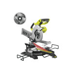 Pack ryobi - scie � onglet radiale r18ms216 - 0 - 18v one plus - sans batterie ni chargeur - lame carbure ...