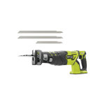 Pack ryobi - scie sabre brushless r18rs7 - 0 - 18v one + - sans batterie ni chargeur - lot de 3 lames ...