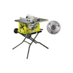 Pack ryobi scie sur table �lectrique rts1800ef - g - 1800w - 254mm - pi�tement r�tractable - roues - ...