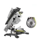 Ryobi - pack scie sur table et onglet lectrique 1800w 254mm rtms1800 - g - lame carbure pour scies  ...
