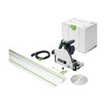 Pack scie plongeante 1500w festool ts 60 kebq - plus et rail de guidage fs 1400 / 2 - ts 60 kebq - plus ...