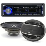 Pack sono voiture autoradio 1229dab + 2 haut parleurs ovales 6x9  caliber 180w