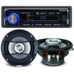 Pack sono voiture autoradio muse m - 1229 dab 160 watts + 2 haut parleurs 10cm 80w