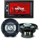 Pack sono voiture autoradio rmd803dab - b 4x75w + 2 haut parleurs 10cm 80w