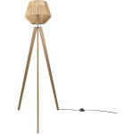 Paco home lampadaire moderne salon chambre aspect rotin boho corbeille e27 beige (�33 cm), lampadaire ...