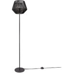 Paco home - lampadaire moderne salon chambre aspect rotin boho corbeille lampadaire e27 un pied noir, ...