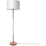 Paco home - lampadaire salon abat - jour tissu lampe � poser textile e27 veilleuse blanc (�45. 5 cm), ...