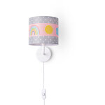 Paco home - lampe de chevet chambre enfant lampe  poser colore applique arc - en - ciel lampe murale ...
