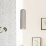 Luminaire � suspension , gu10, luminaire pour s�jour, salle � manger, cuisine, r�glable en hauteur b�ton ...
