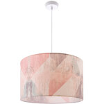 Paco home - plafonnier abat - jour tissu suspension e27 chambre rond lampe � suspension - blanc, design ...