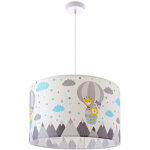Paco home - plafonnier chambre enfant suspension chambre bb pompier rue police e27 lampe  suspension ...