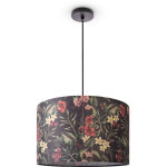 Paco home - plafonnier salon lampe table � manger suspension fleurs palmiers d�co e27 lampe � suspension ...