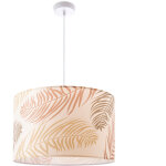 Paco home - plafonnier suspension salon chambre  coucher palmiers pastel moderne e27 vert (38cm), lampe ...