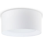 Paco home - plafonnier table � manger d�co salon moderne bureau rond abat - jour tissu e27 blanc, �45cm ...