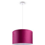 Paco home - suspension lampadaire trpied salon abat - jour velours monochrome e27 lampe  suspension ...
