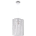 Paco home suspension table � manger papier boho lampe suspendue lampe e27 rotin lampe � suspension - ...