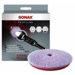 Pad pour polisseuse - carrosserie - laine et polyester - 143mm diam�tre - sonax