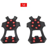 Paire de 10 pointes antid�rapantes pour chaussures, crampons de glace pour randonn�e et escalade (taille ...