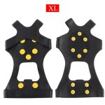 Paire de 10 pointes antid�rapantes pour chaussures, crampons pour randonn�e et escalade sur glace (taille ...