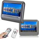 Paire d'appui - tte de voiture de 9 pouces moniteur av dvd moniteur universel usb sd av