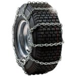 Paire de chaînes à neige pour pneus de tracteur de pelouse 18x9. 50 - 8 Paire de chaînes à neige pour pneus de tracteur de pelouse 18x9. 50 - 8